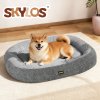 Skylos Pet Bed Washable Plush Orthopedic Soft Non Slip Mat Indoor Pet Cushion S
