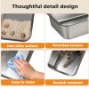 Skylos Litter Box for Small Animals, Stainless Steel
