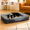 Skylos 80cm Dog Bed Orthopedic Memory Foam Pet Cushion Washable Puppy Mattress