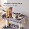 Skylos Cat Tree Tower Large Perch Condo Sisal Scratcher Indoor Felines Grey