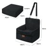 Skylos Dog Booster Car Seat Portable Travel Carrier Bed Basket Pet Puppy Black