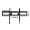 Levede TV Wall Bracket Slim for 32-85 In Flat LED LCD OLED Plasma VESA 800x400