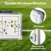 Magnetic Football Tactics Board Double Sided Soccer Coaching Clipboard Training