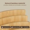 Toque 4-Slot Bamboo Letter File Rack Desktop Document Organizer Mail Sorter