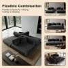 Levede Modular Sofa Bed 3 Seater Convertible Couch Oversize Folding Floor Bed