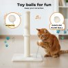 Skylos Cat Scratching Post 54cm Strong Natural Sisal Heavy Duty Scratcher Ball