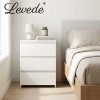 Levede Bedside Tables Side End Table White 3 Drawers Modern Storage Cabinet