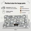 Skylos Dog Bed Pet Cat Cushion Crate Mat Arctic Fleece Extra Large Anti-slip