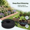 Traderight Soaker Hose 50m Drip Irrigation Deep Root Watering For Gardens Black