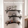 Levede Floating Shelf Wall Mounted 3pc Corner Shelf Unit Home Sotrage Decor