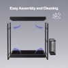 Levede Bathroom Organiser Countertop 2 Tier Perfume Skincare Storage Shelf Black