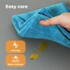 Marlow Kitchen Mat 2Pcs Non Slip Woven Rubber Floor Mat Absorbent Runner Grey
