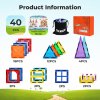 Dekko Kids Magnetic Building Blocks Magnetic Tiles Educational Construction Toy