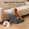 Skylos 2 Step Dog Ramp Pet Stairs for Small Dogs Bed Sofa Foam Non-Slip Washable