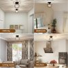 Emitto Crystal Ceiling Light Semi Flush Mount Chandelier Modern Hallway Black
