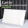 Lavio Luxury Pillow Firm Side Support Memory Foam with Soft Side Foam Reversible