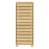 Levede Floor Bathroom Storage Cabinet Handleless Wood Floor Shelf Unit Cupboard