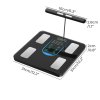 Centra Smart Scale for Body Fat Bathroom Digital Pregnancy BMI Monitor Bluetooth
