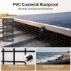Mountview Solar Panel Bird Mesh PVC Coated Black 30M Roof Guard For Pigeons