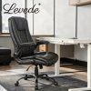 Levede Executive Office Chair PU Leather Reclining Desk Chair Flip-Up Armrests