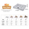 SKYLOS Plush Dog Bed Soft Rose Velvet Non-Slip Pet Crate Keneel Mattress Mat L