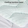 Lavio Mattress Topper Pillowtop Memory Foam Protector Bamboo Cover Super King
