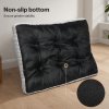 SKYLOS Large Dog Bed Plush Soft Rose Velvet Non-Slip Pet Crate Keneel Mat 4XL