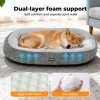 Skylos Pet Bed Large Washable Plush Orthopedic Pet Sofa Cushion Mat Soft Indoor