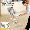 Dekko Adjustable 6-In-1 Baby Highchair Infant Feeding Seat Toddler Table Chair