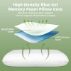 Lavio Contour Pillow Memory Foam for Neck Support Pressure Relief Hypoallergenic