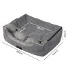 Skylos Extra Large Dog Bed Pet Cave Bed Washable Non Slip Removable Blanket XL