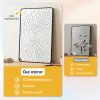 Yezi Wall Mirror 50x75cm Bathroom Bedroom Hallway Vanity Mirror Tempered Glass
