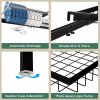 TOQUE Dish Drainer Rack Over the Sink Dish Drying Rack