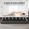 Lavio Mattress Topper Single 10CM Deep Washable Thick Soft Microfibre with Strap