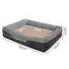 Skylos 101cm Dog Bed Orthopedic Memory Foam Pet Cushion Washable Puppy Mattress