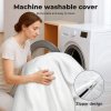 Lavio Single Bed Mattress Topper 5cm Memory Foam Pressure Relief Washable Cover