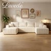 Levede Modular Sectional Sofa Bed 3 Seater U Shaped Convertible Soft Boneless