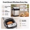 Spector Bread Maker 19 In 1 Compact Machine 15H Timer 1.5Lb for Home Baking