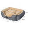 Skylos Pet Bed Cat Mattress Luxury Soft Cushion Warm Dog Basket for Large Dog