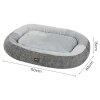Pawz Pet Bed Washable Plush Orthopedic Soft Indoor Pet Cushion Mat Extra Large