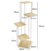 Levede 5 Tier Plant Stand Flower Pot Display Rack Metal Corner Planter Holder