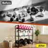 Centra 3 Tier Dumbbell Rack Adjustable Heavy Duty Steel Weight Storage Stand