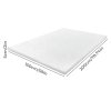 Lavio King Mattress Topper Memory Foam 5cm Bamboo Charcoal Washable Non Slip