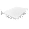 Lavio Mattress Topper Small Double Memory Foam Bamboo Charcoal Washable Cover