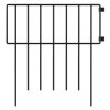 Levede 10 Pack Animal Barrier Outdoor Pet Border Metal Decorative Garden Fence