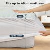 Lavio Mattress Topper Pillowtop Memory Foam Protector Bamboo Cover Super King