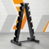 Centra Hex Dumbbells Stand 5-40kg Set Weight Storage Holder Rack Steel 6 Tier