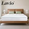 Lavio Quilted Mattress Protector Double Extra Deep Memory Foam Fitted Bed Cover