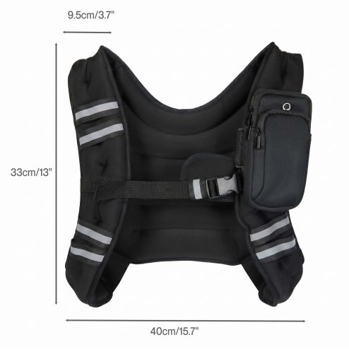 Centra 5.5kg Weighted Vest Running Fitness Training Exercise Vest Adjustable
