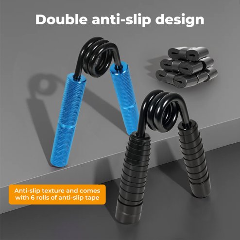 Centra Hand Grip Strengthener Set Gym Trainer Gripper Metal Non Slip 50-200LB